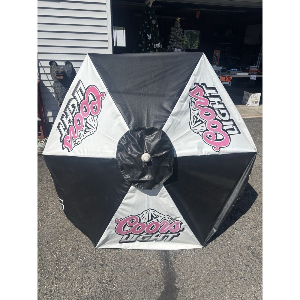 VTG Coors Light Beer Official Commercial Patio Umbrella
